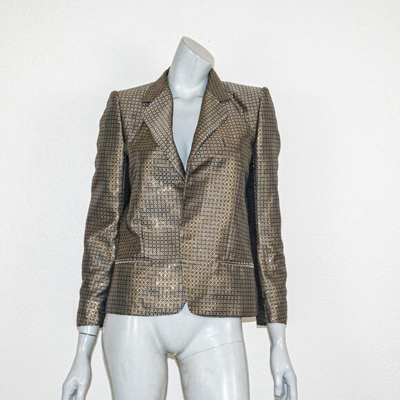 Haider Ackermann Women's Metallic Blazer Jacket size 38 - Picture 1 of 10